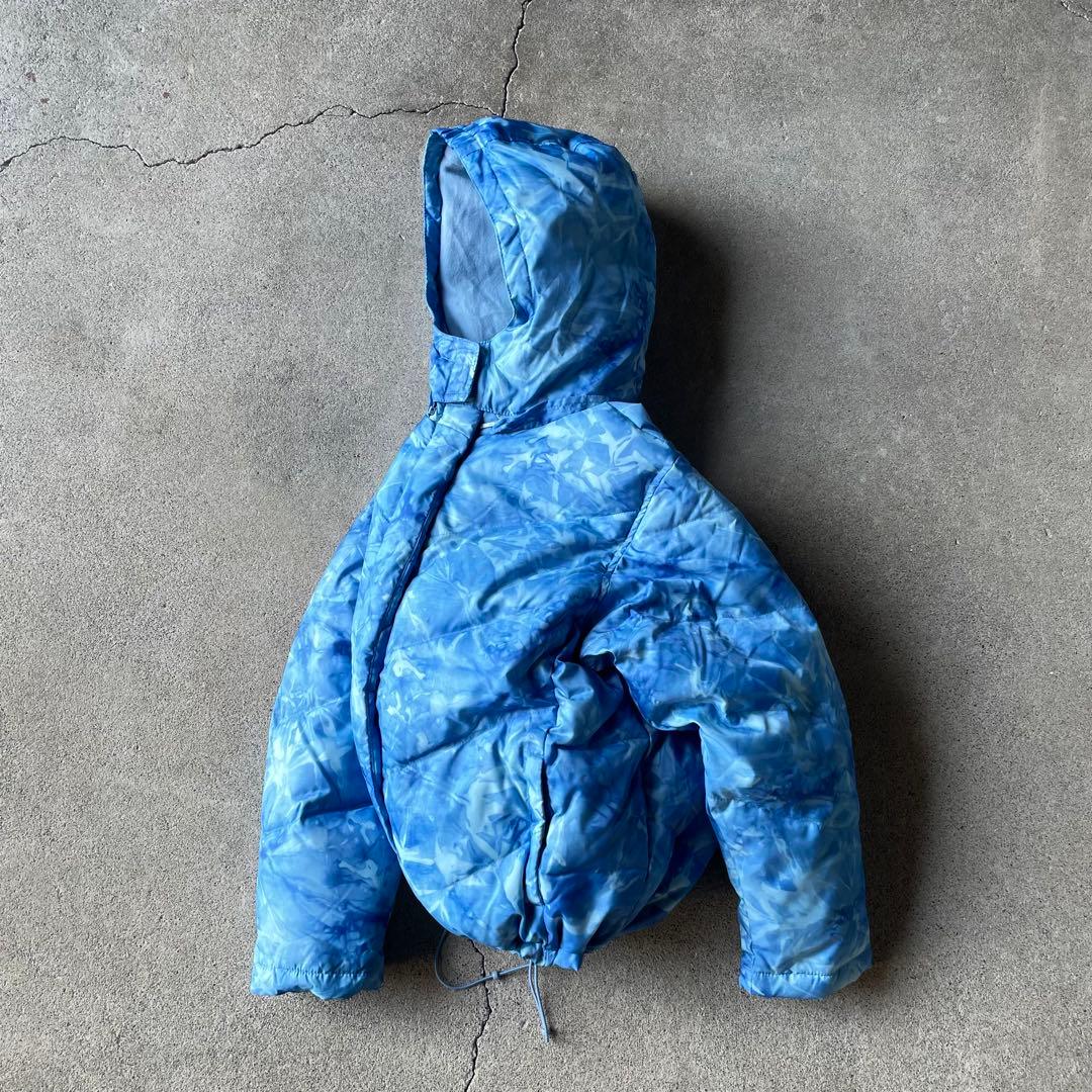 00s old gap down parka 水色 短丈 archive