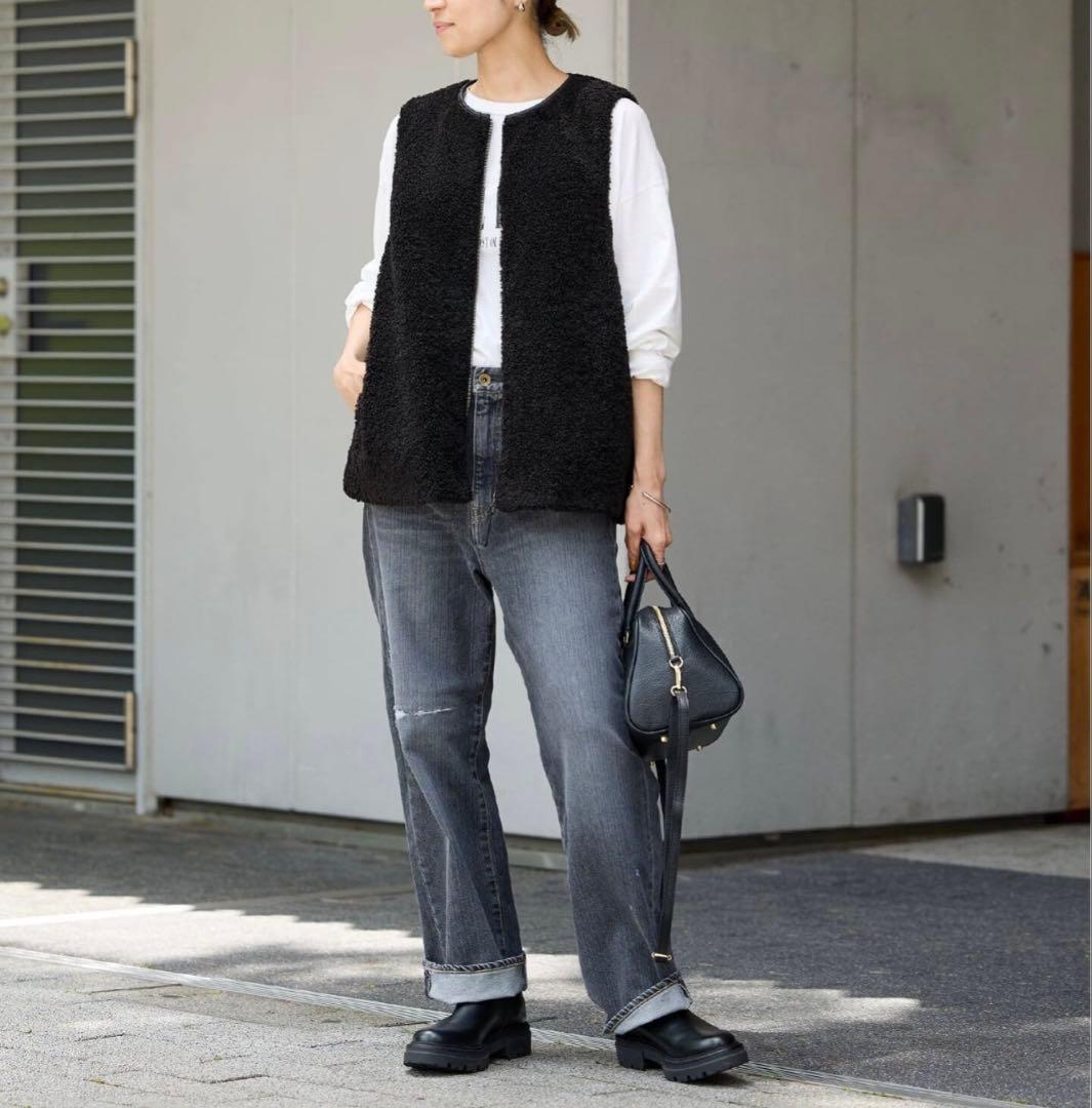 今月末迄値下げ価格★フレームワーク★2025AWボアベスト★送料無料