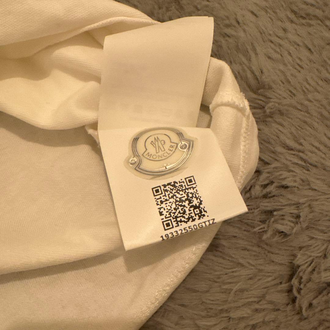 MONCLER ホワイト ポロシャツ 半袖　未使用
