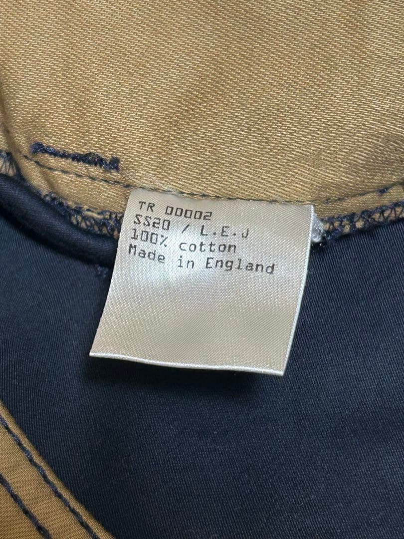 未使用 l.e.j London Indigo Dyed trousers