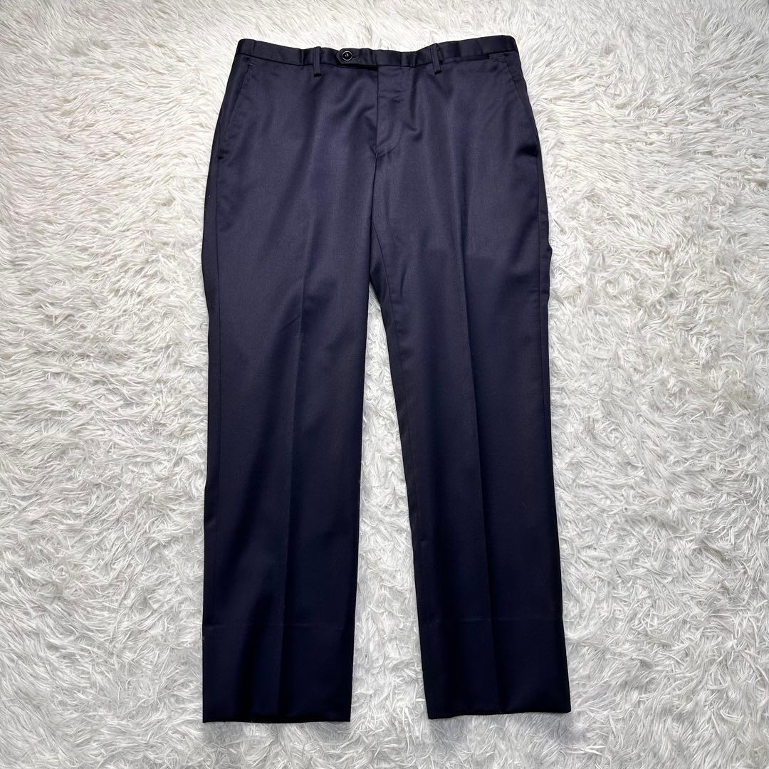 極美品 スーツセレクト シルク混 リバーシブルベスト 3ピース 光沢 A5