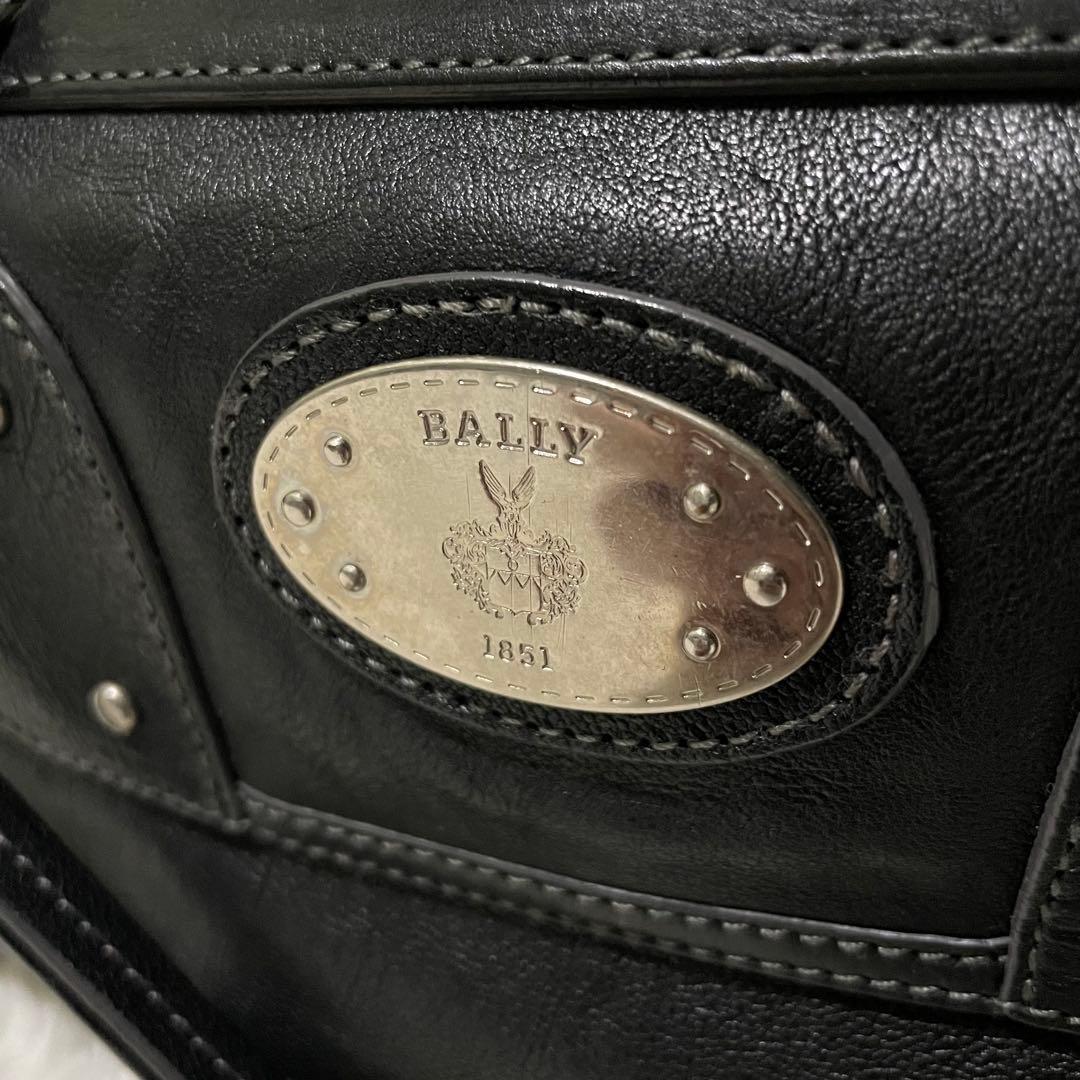 バッグ Vintage Bally Y2K Handbag Black Studs