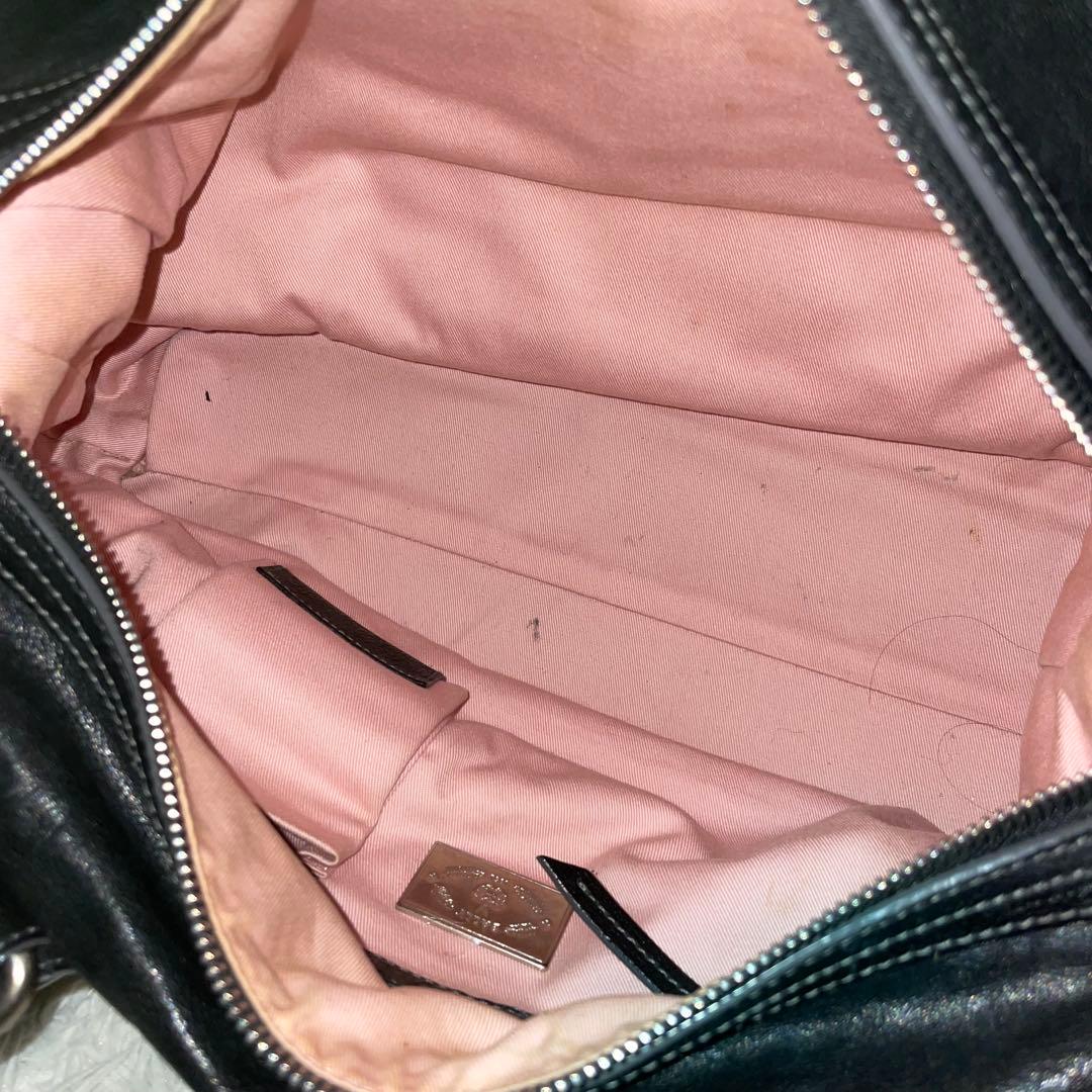 バッグ Vintage Bally Y2K Handbag Black Studs