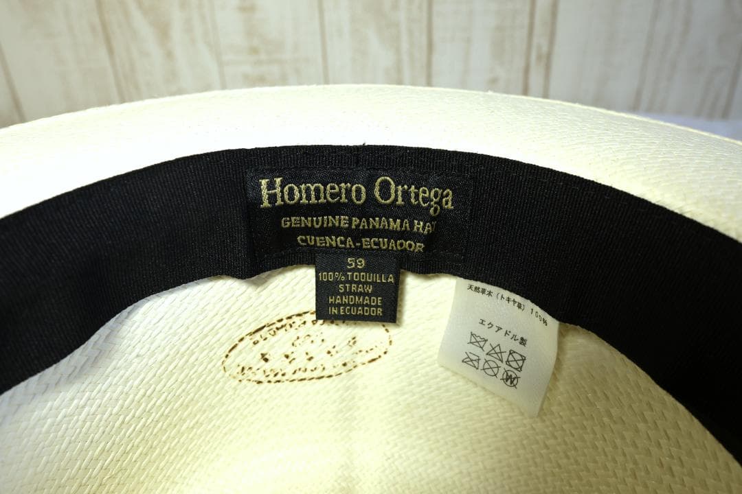 ro Ortega オメロオルテガ パナマハット　Size59cm