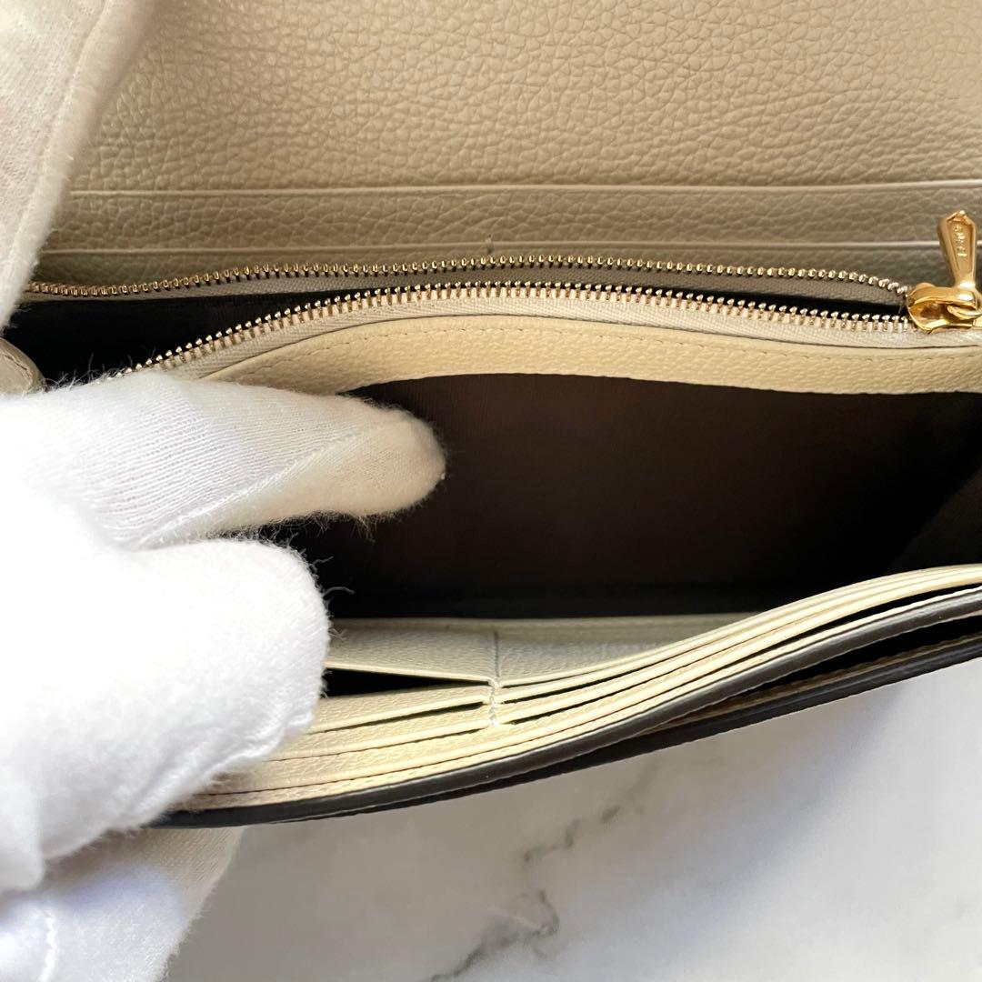 GUCCI グッチ ズゥミ インターロッキング 長財布　極美品　0119-④