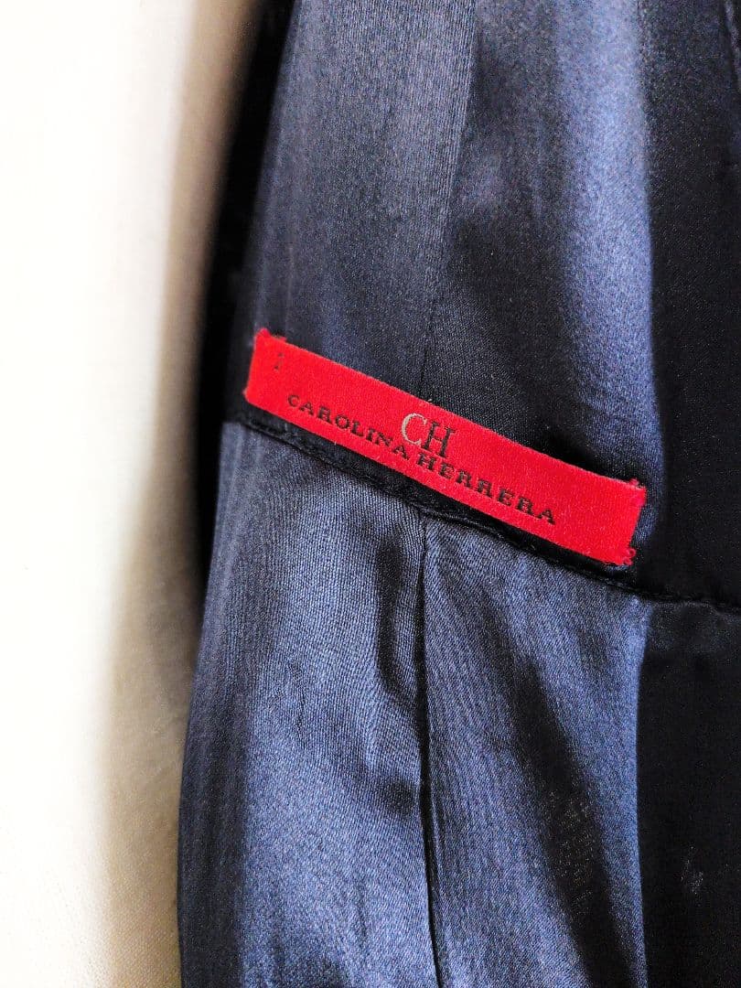 うに様♡【CAROLINA HERRERA】総レース ロングドレス ネイビー