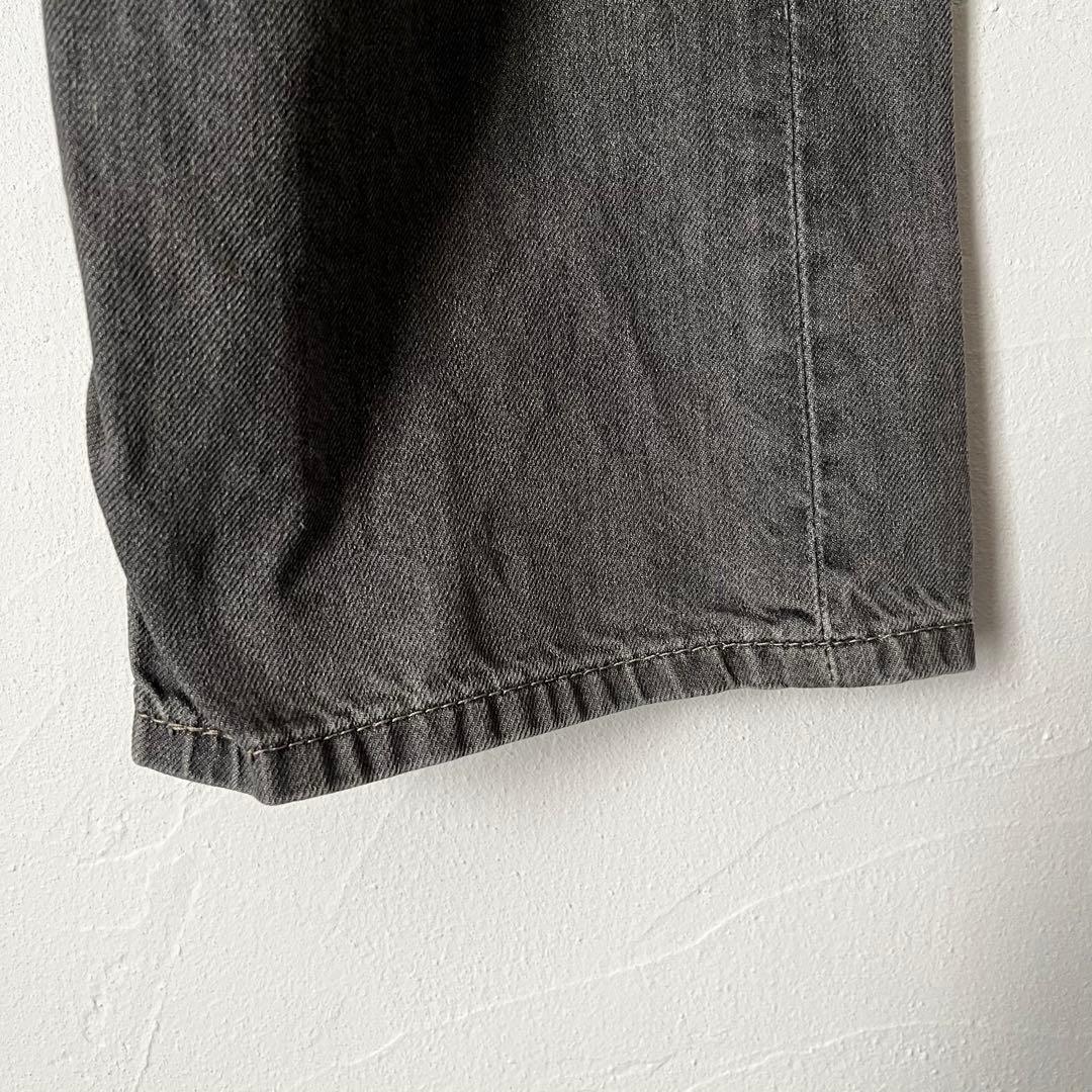 LEVI'S 569 先染め　ブラック　グレー　W34 L32 エジプト製