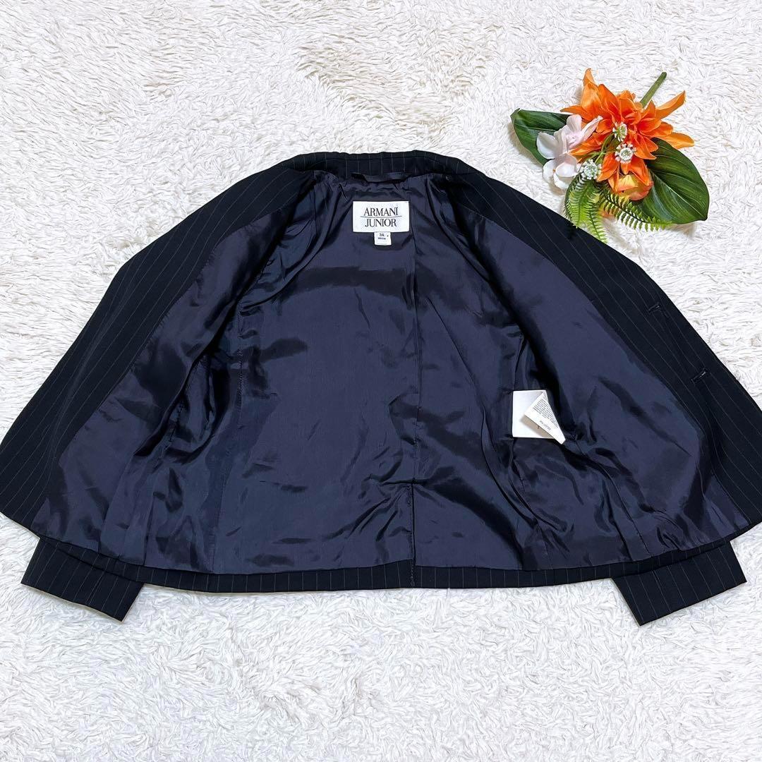 極美品✨アルマーニジュニア　スーツセットアップ　ストライプ　100cm　3A