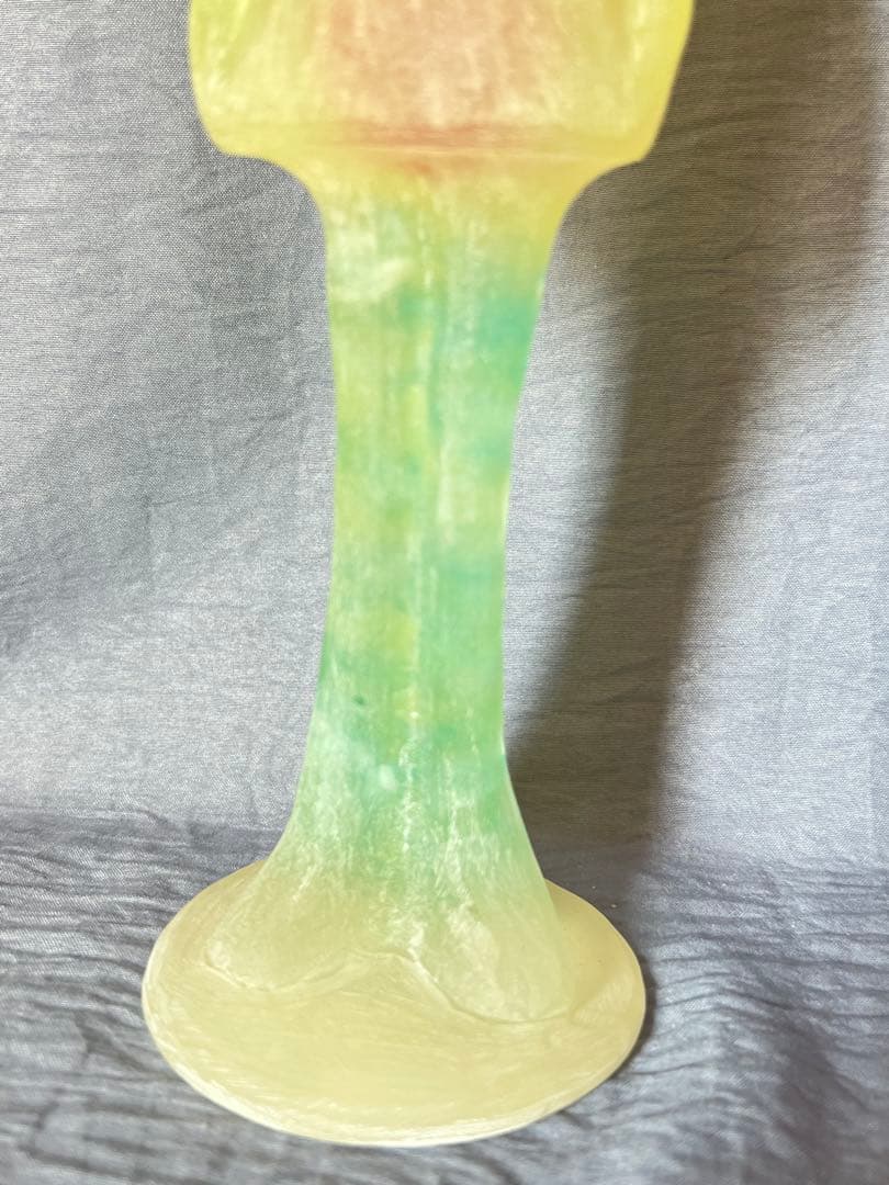 造形作家　ナスマサタカ　ビッグぷーちゃんエンジェル（イエローグリーン系）