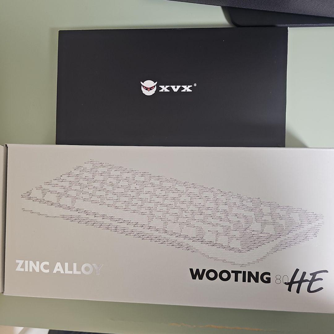 Wooting 80HE Zinc Alloy Black ANSI配列