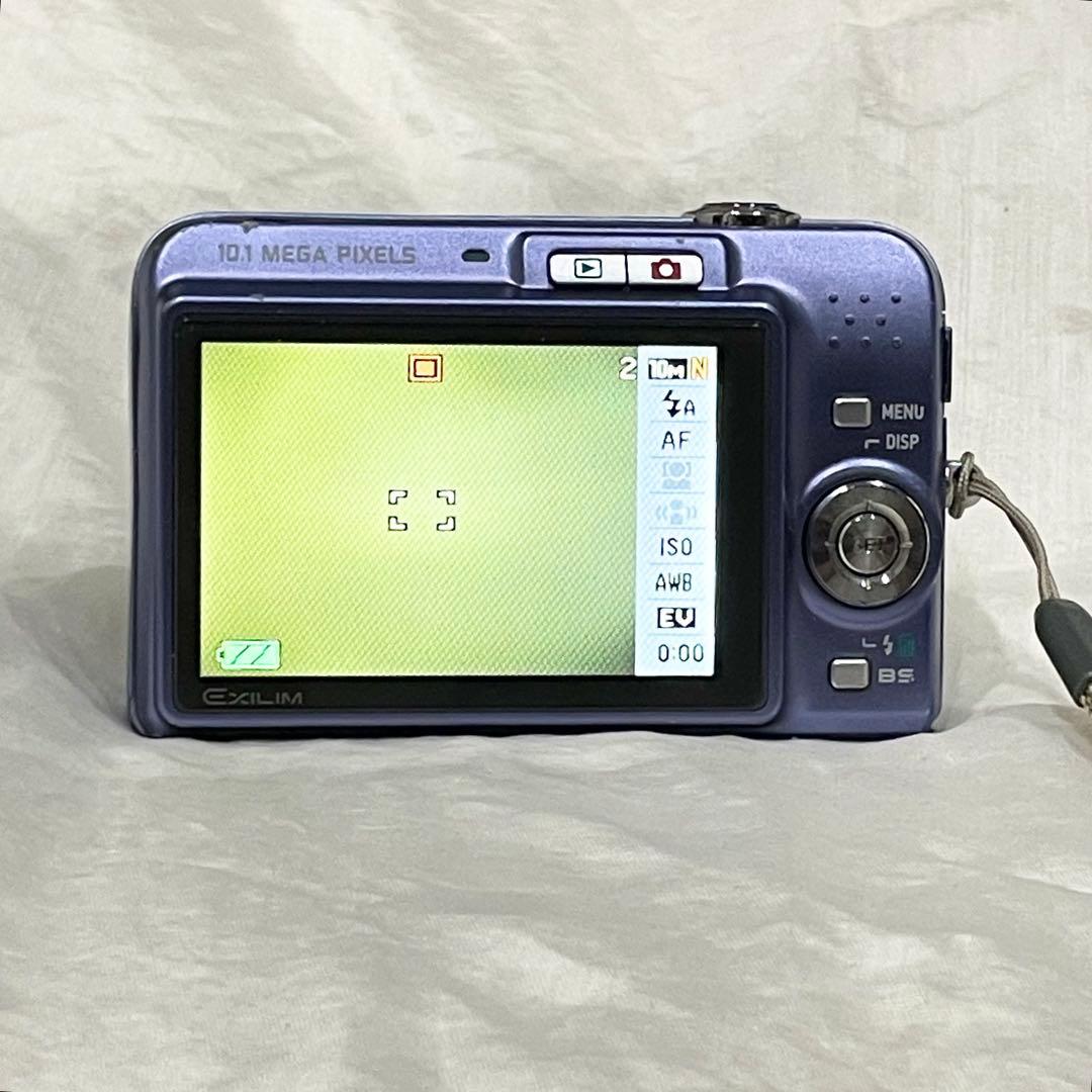 【美品】CASIO EXILIM EX-Z1080 パープル ブルー　デジカメ