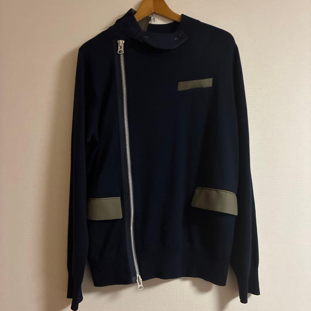 トップス sacai 21AW Wool Knit Suiting Jacket