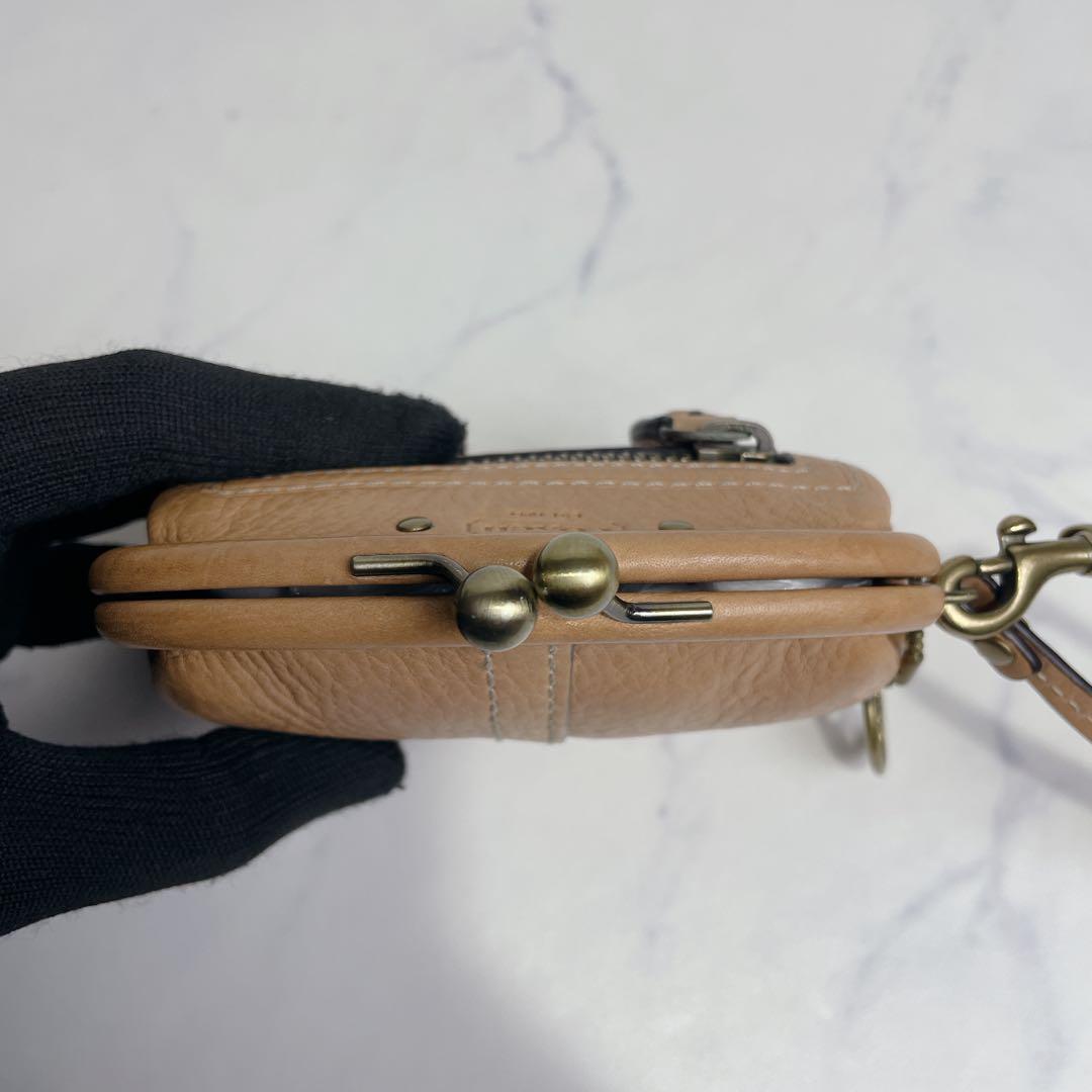 激レア✨COACH ケース 65周年記念 レガシー がま口 ライトブラウン