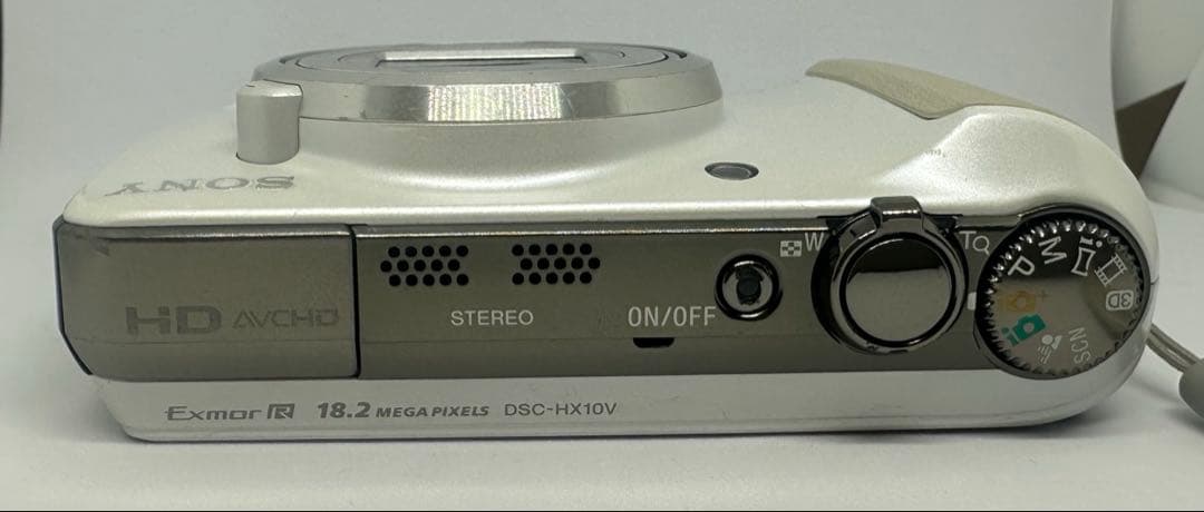 SONY DSC-HX10V シルバー ホワイト　動作品 バッテリー付