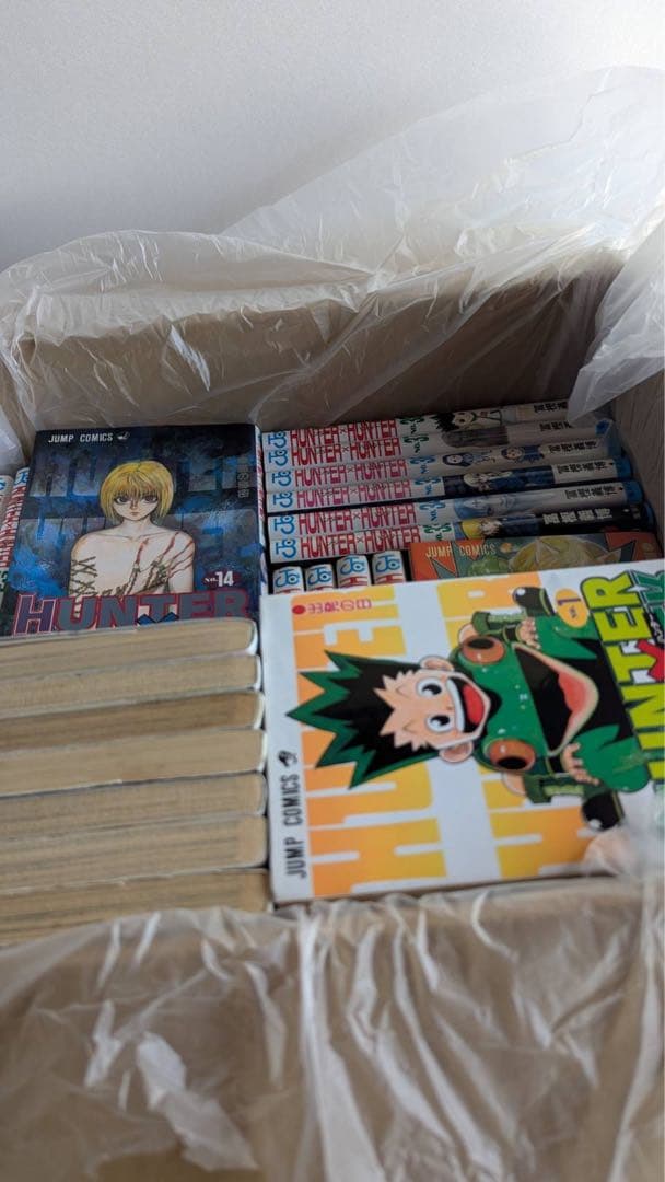 み*お様 ハンターハンター　全巻　レンタル落ち7冊 背表紙色抜けあり