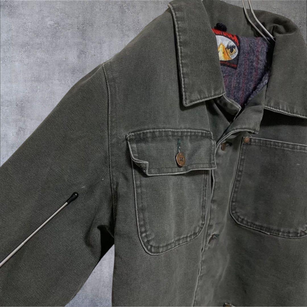 【w868】90s TOUGH DUCK ミシガンチョアコート ダック地 希少