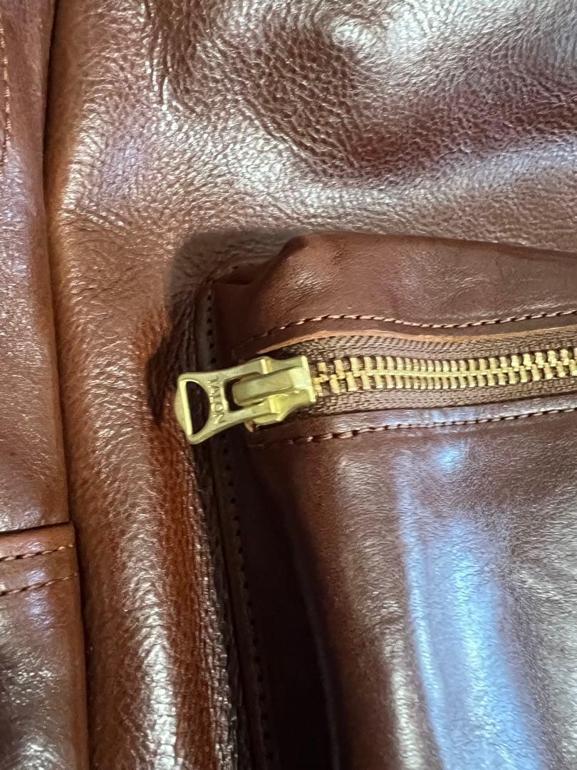 【美品】RRL ダブルアールエル レザー バックパック