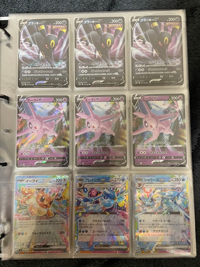 ポケモンカード　引退品　ブイズのみ　ファイル付き