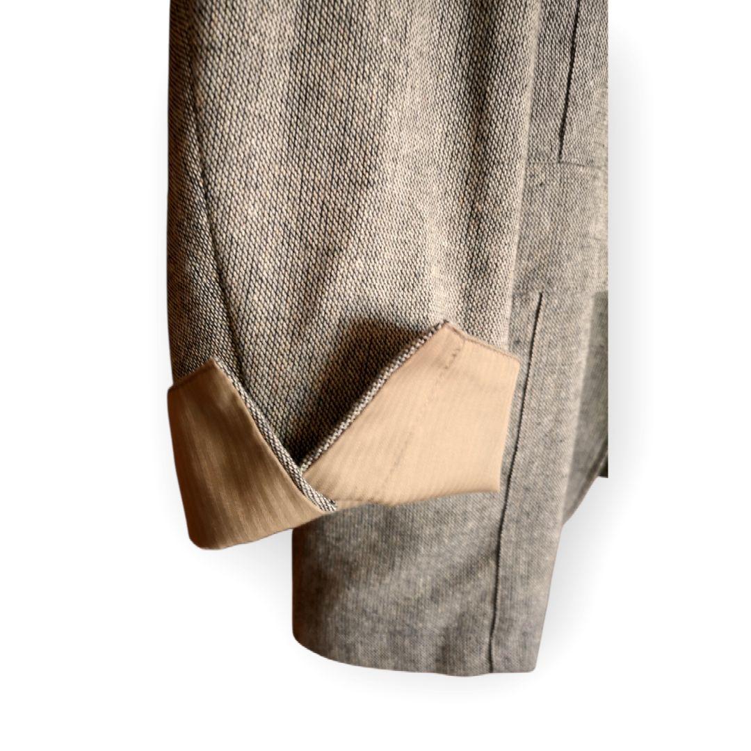 《MEDE19F》ウール混　ツイードダブルジャケットとパンツセット