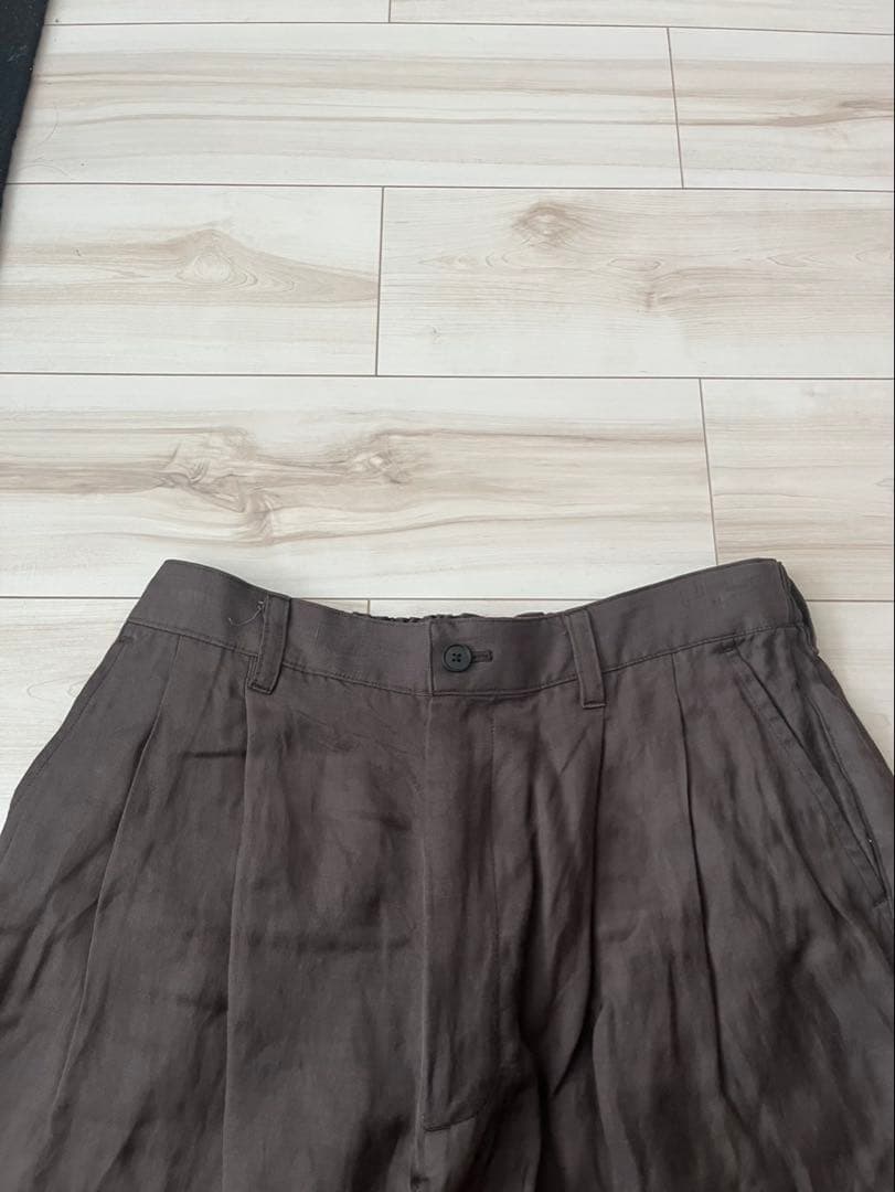 パンツ stein VIS/LI TWILL WIDE EASY TROUSERS