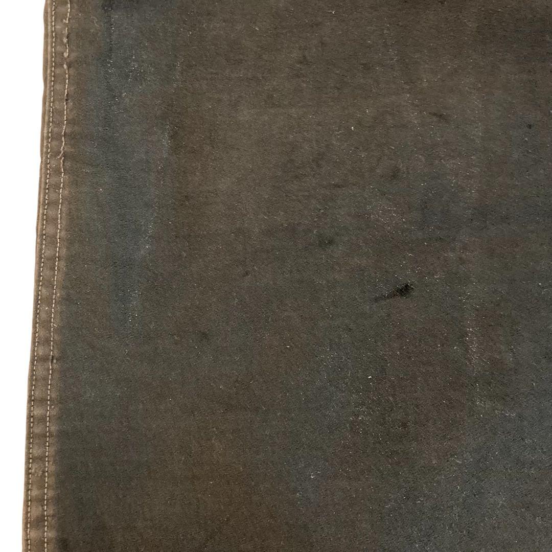 40s フレンチ ヴィンテージ ブラックモールスキンジャケット Vポケット 古着