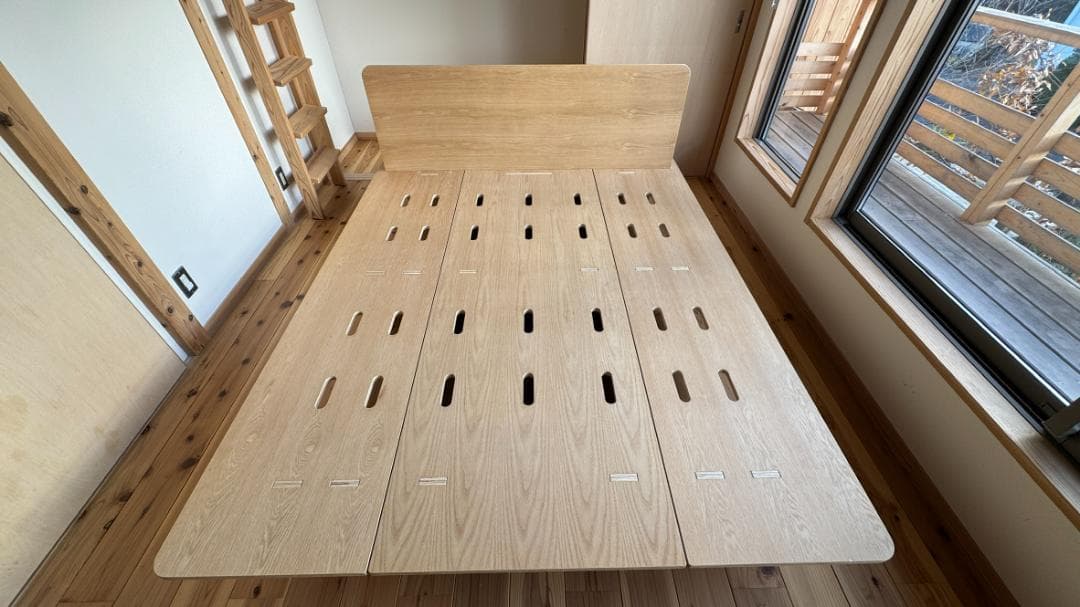 nakko1475 コアラ木製ベッドフレーム　クイーンサイズ