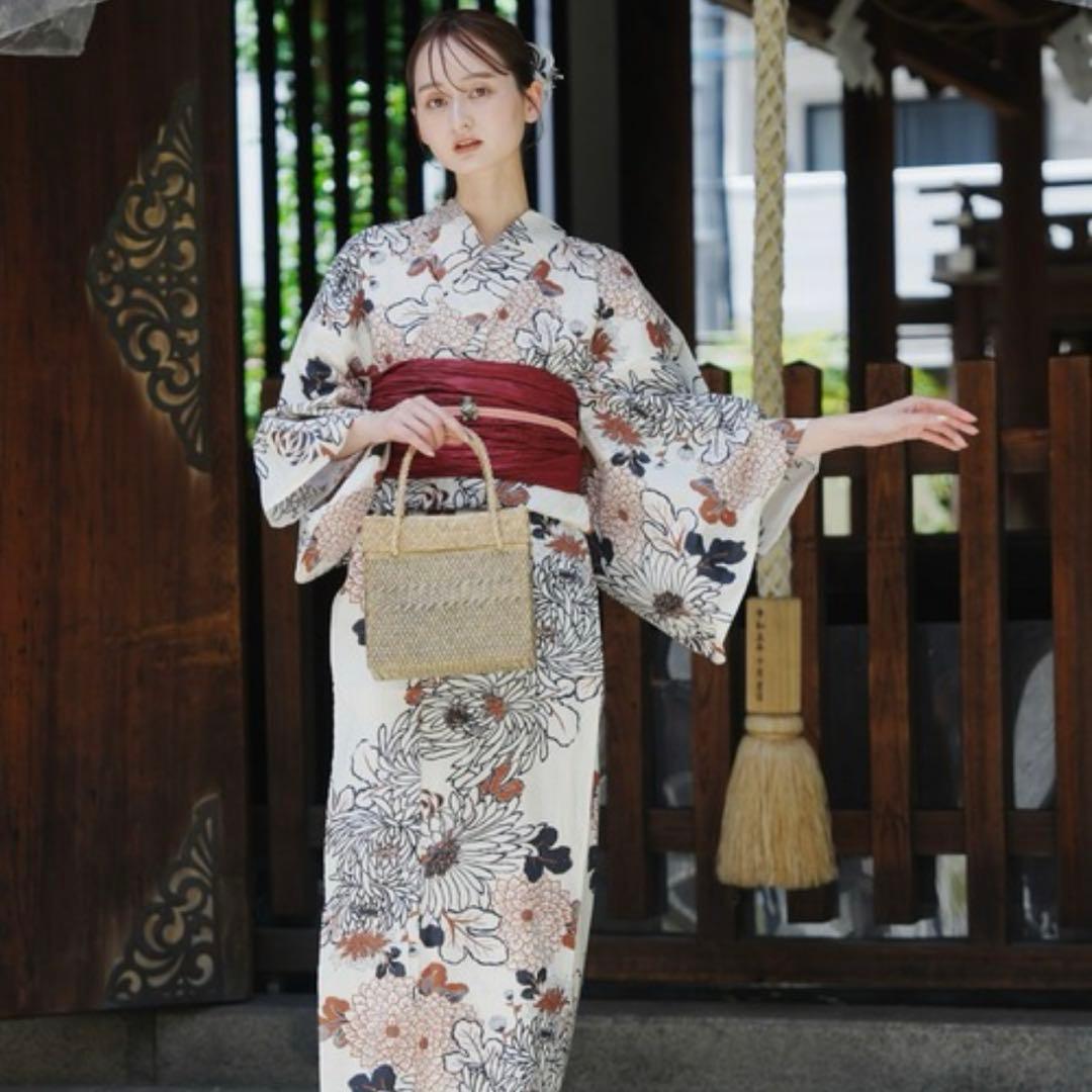 utatane 選べる浴衣3点セット　浴衣　下駄　兵児帯