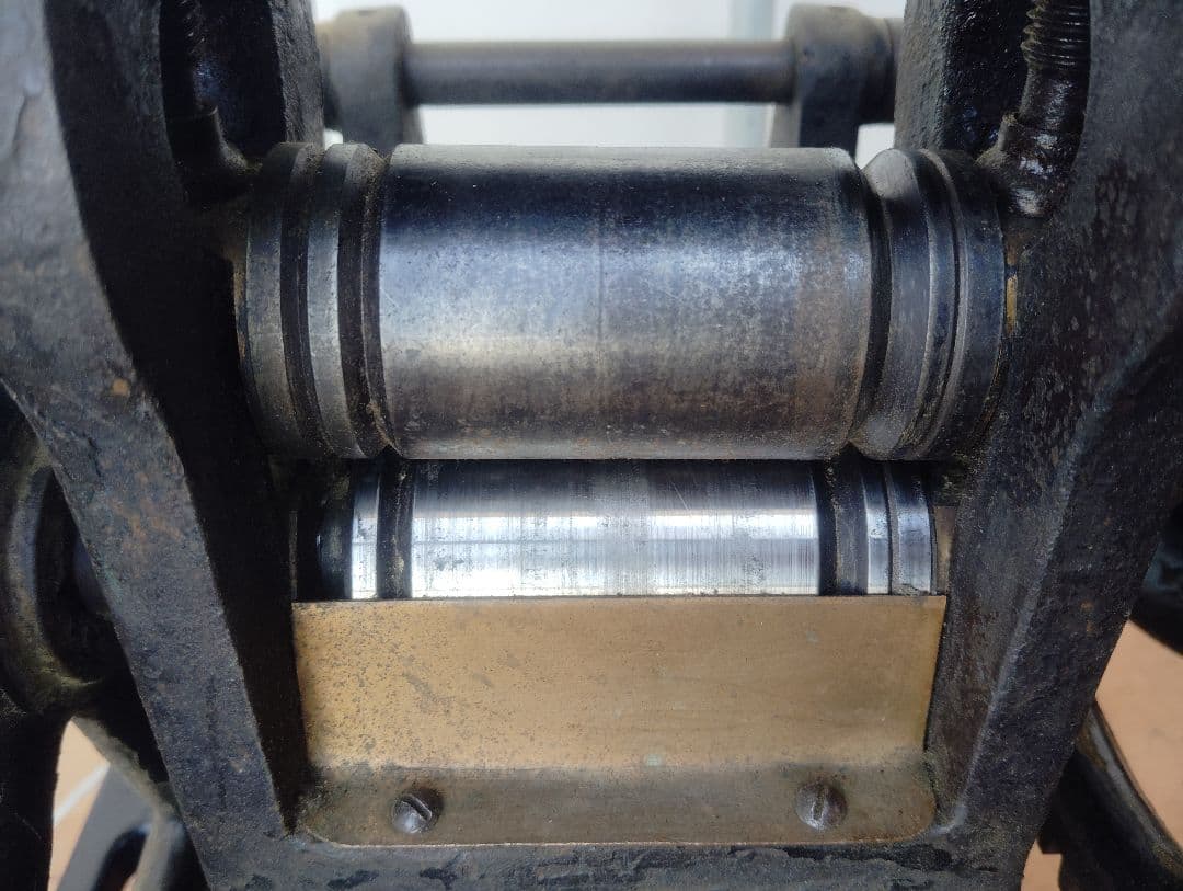 彫金　圧延ローラー