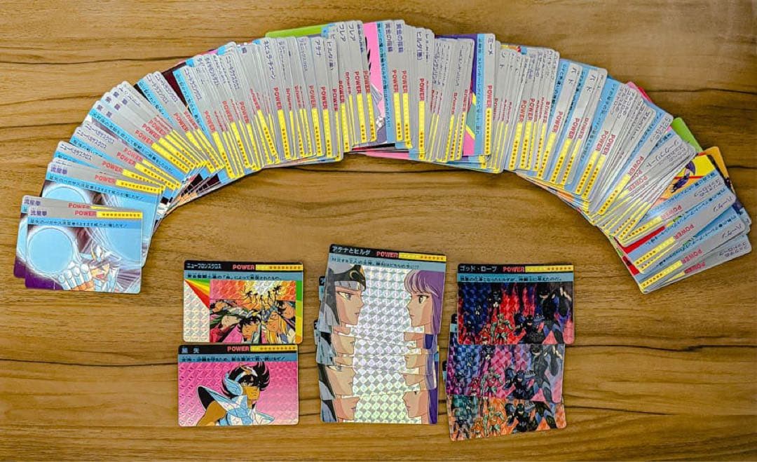 ★初期物本弾激レア★聖闘士星矢カードダス第1弾当時物 40種類 159枚 箱なし