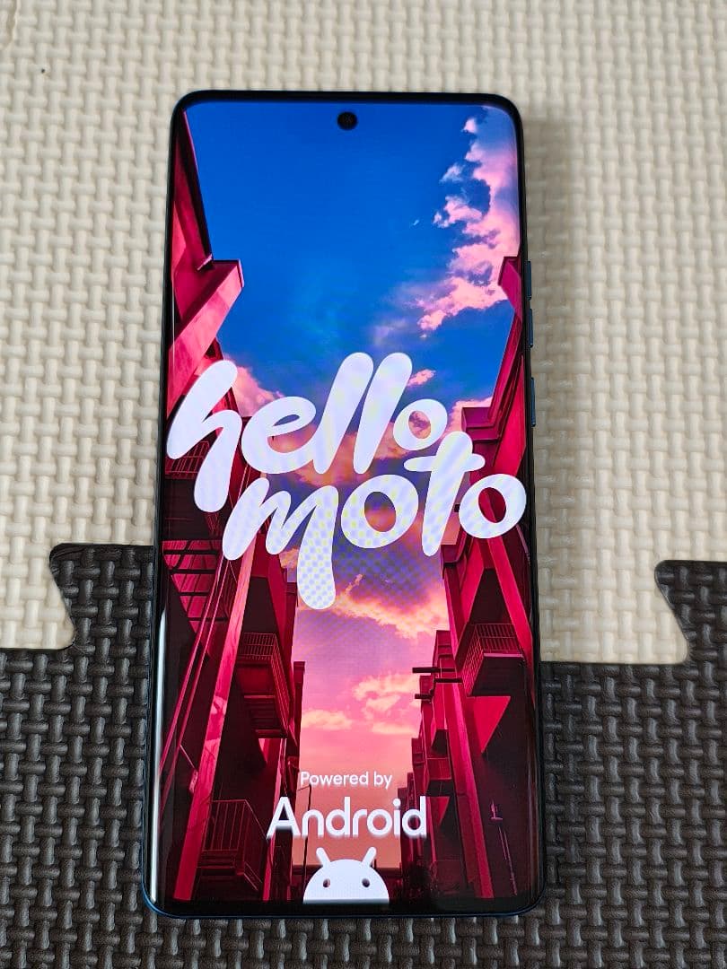 美品 motorola edge40 ルナブルー 256gb 付属品完備