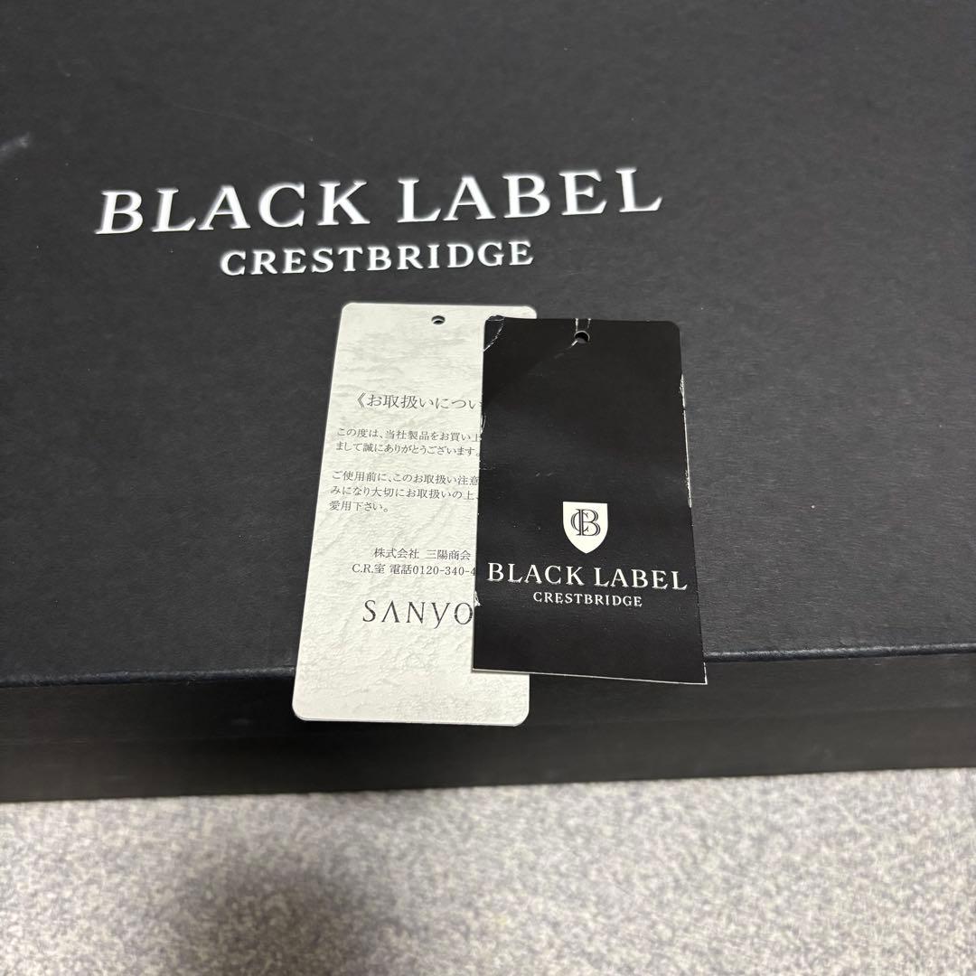 【極美品】BLACK LABEL CRESTBRIDGE 革靴　ストレートチップ
