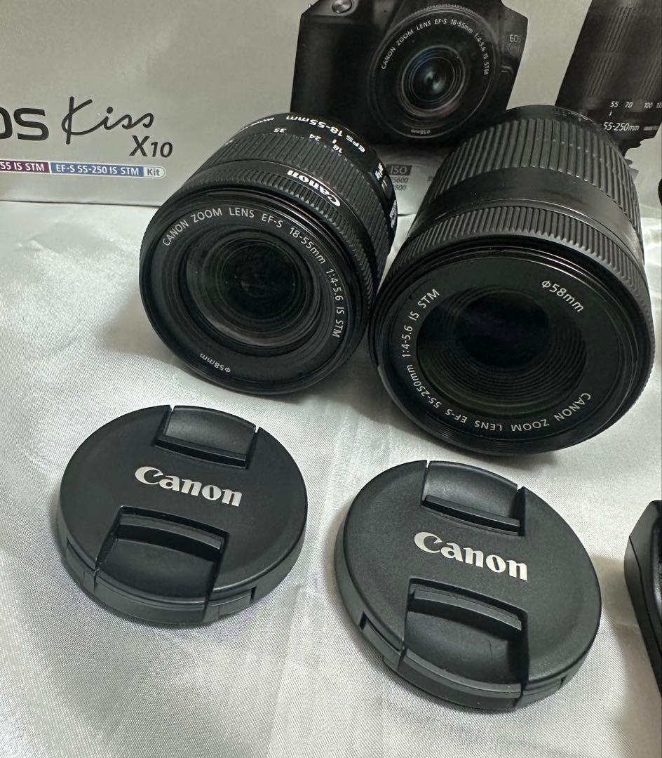 【美品】Canon EOS Kiss X10 ダブルレンズセット