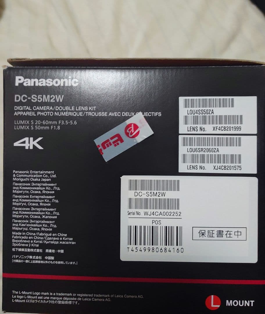 S5II ダブルレンズキット　dcs5m2w