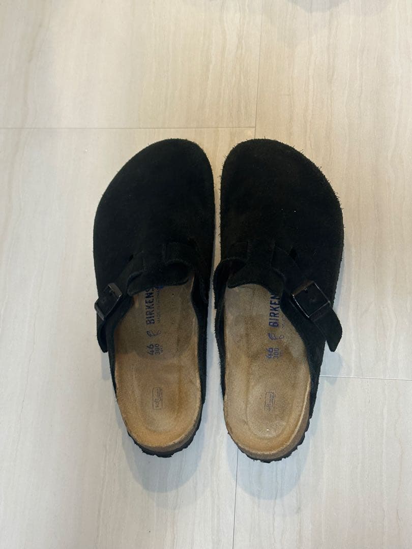 【今様】BIRKENSTOCK Boston / ブラック 46 30cm