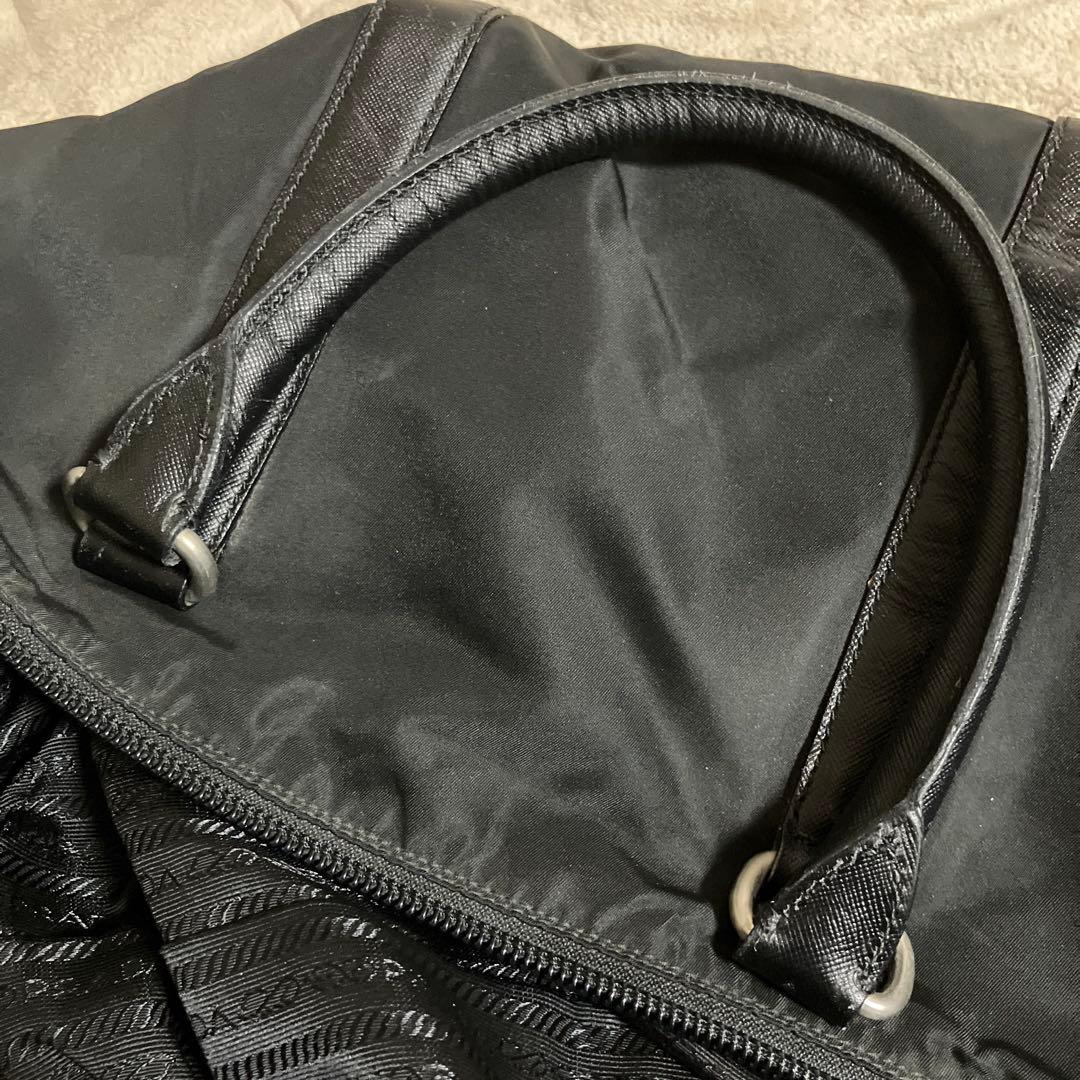難あり　PRADA ボストンバッグ 黒 ナイロン
