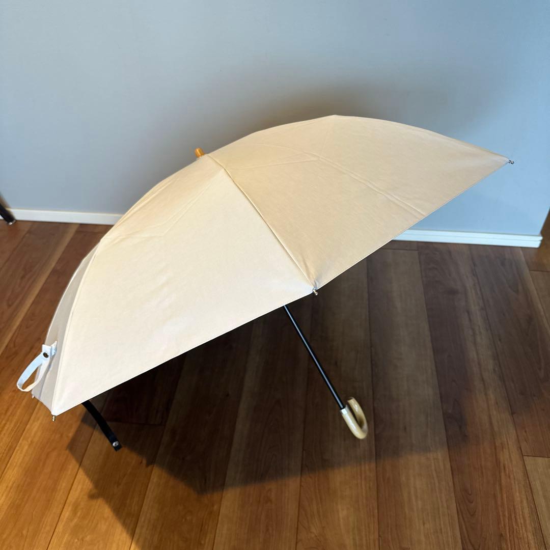 COKAGE+ 木手元 55cm 2WAY 2段折りたたみ日傘　パウダーブルー