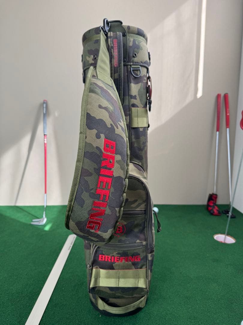 BRIEFING 迷彩キャディバッグ