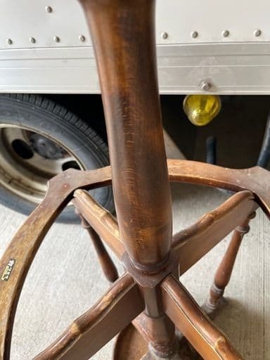 カリモク コロニアル コートハンガー 傘立て付 ポールスタンド 帽子掛け