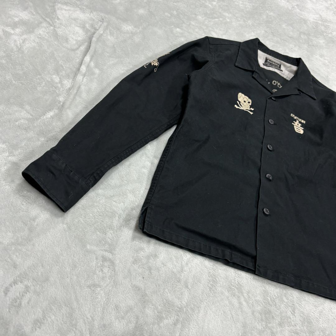 ルードギャラリー ミリタリーシャツ 刺繍ジャケット 音ジャン サイズ4 メンズ