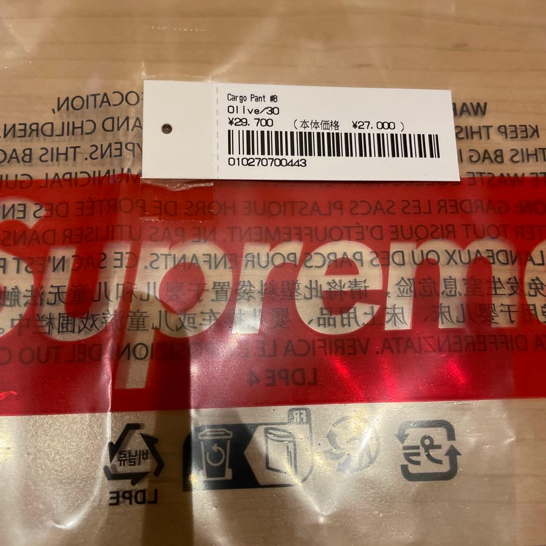 supreme シュプリーム カーゴパンツ サイズ30 ステッカー ミリタリー