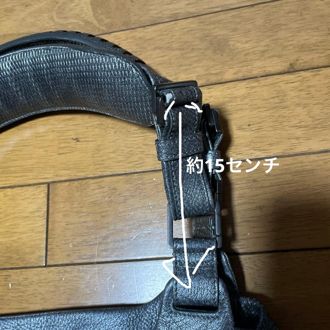 ermenegildo zegna ダークグレー ショルダーバッグ