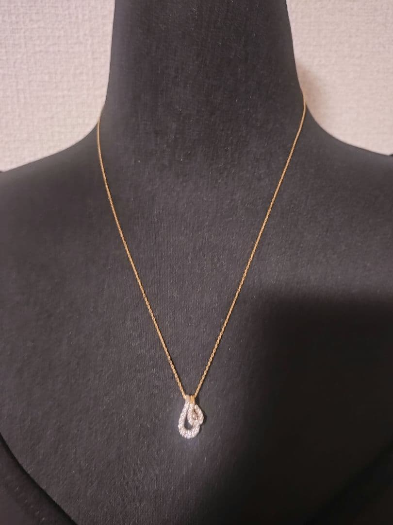 ペンダントトップ ダイヤモンド 18K シルバー