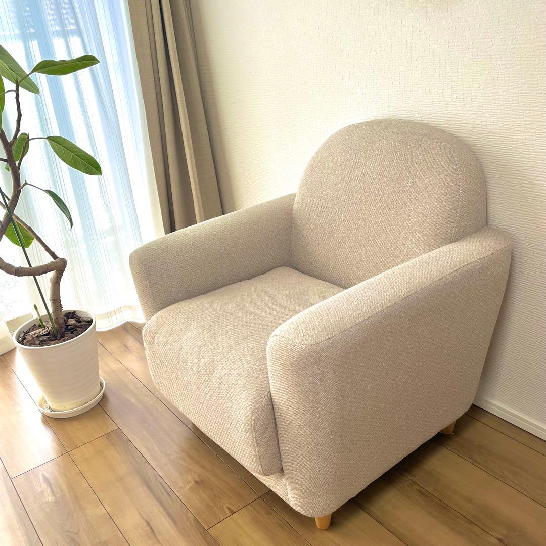 【2023年購入・美品】Francfranc ヌボラ ソファ 1S アイボリー