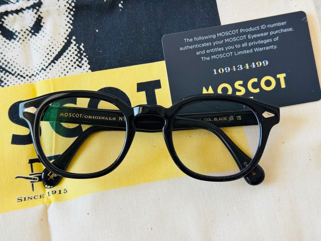 【新品未使用】モスコット MOSCOT LEMTOSH 49サイズ