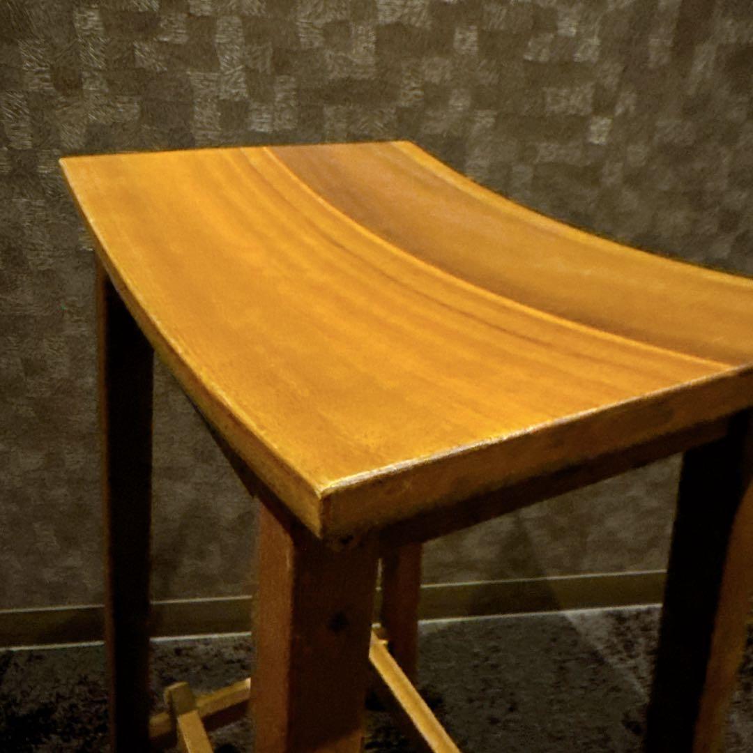 北欧風 天然木 カウンターチェア スツール ハイスツール ナチュラル