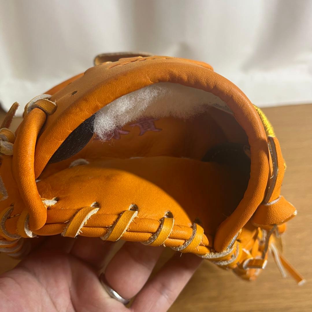 ミズノプロ 一般軟式 グローブ グラブ 投手 ピッチャー用 極美品 刺繍あり