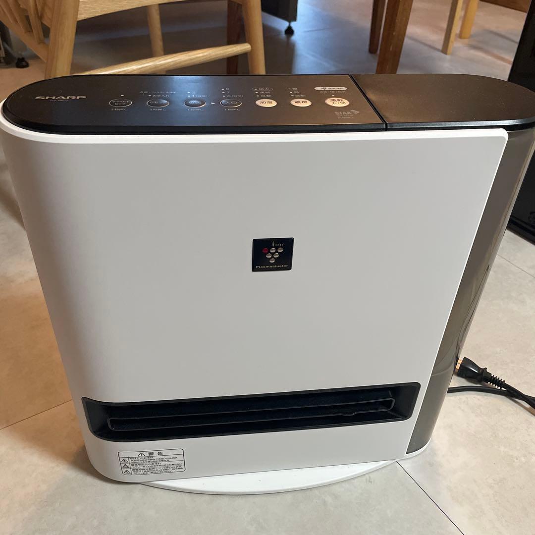 美品SHARP 加湿機能付きセラミックファンヒーター HX-RK12-W