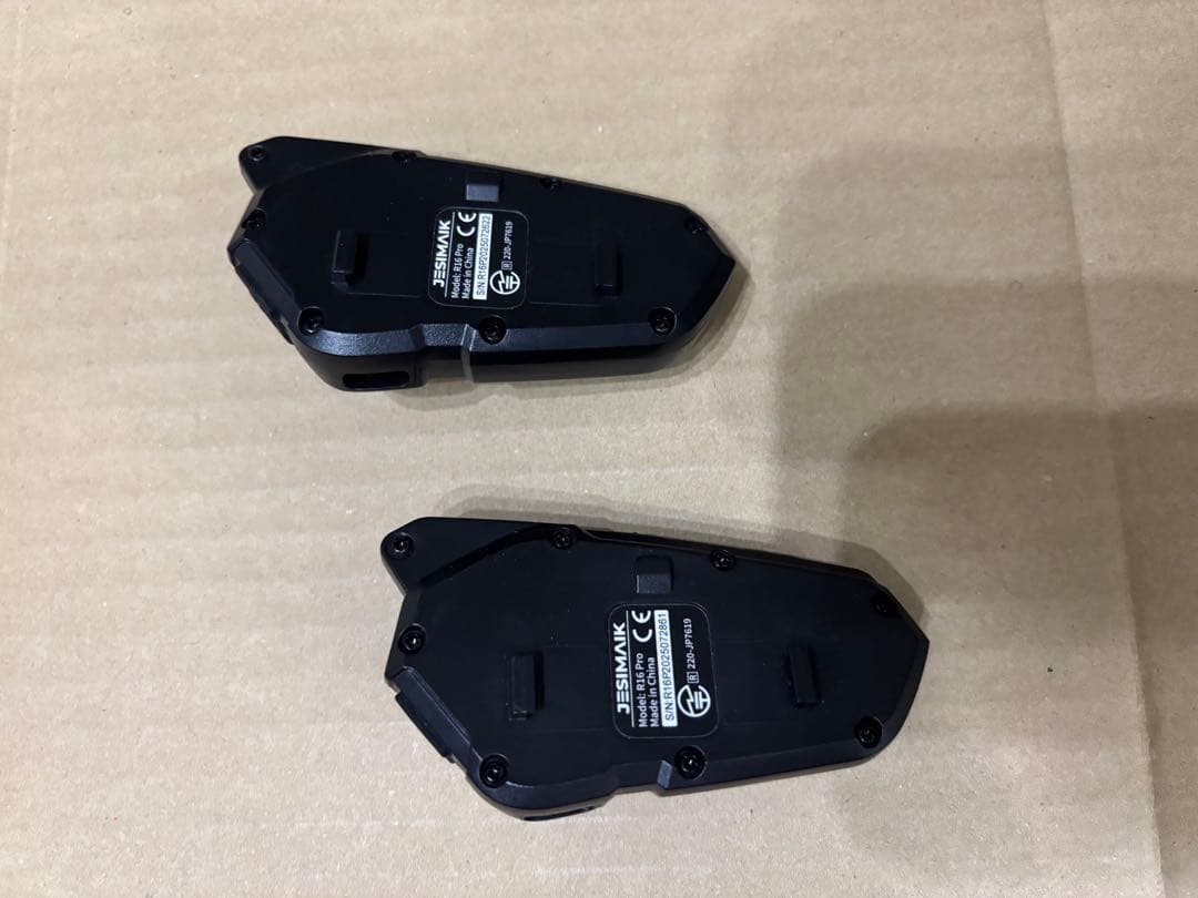 JESIMAIK バイクインカム R16PRO 2台