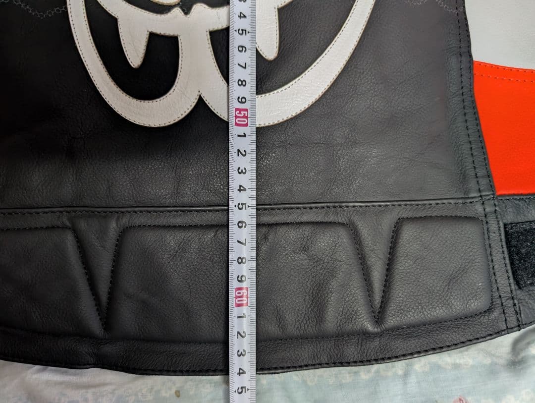 新品　ベリック　レザージャケット　52サイズ　黒／白／赤　LL　BERIK