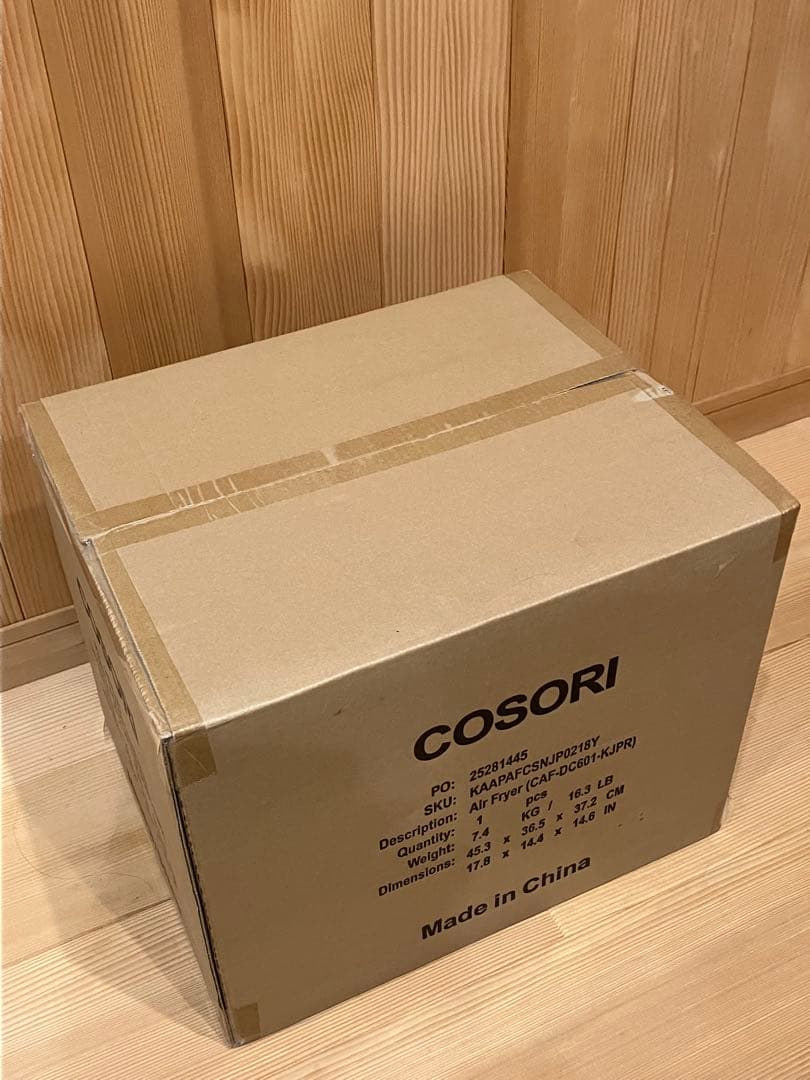 【新品未使用】COSORI ノンフライヤー 6.0L 串ラックセット付